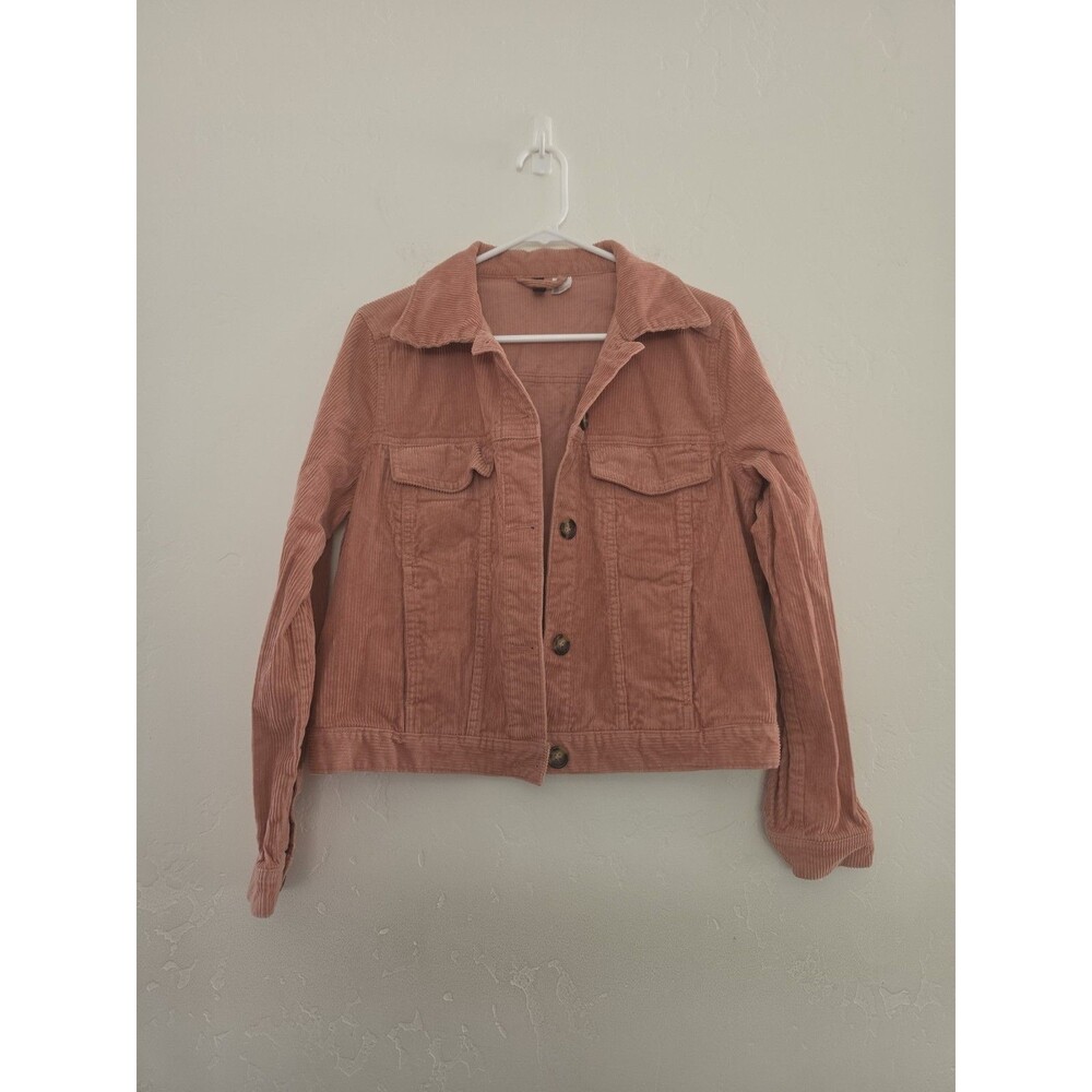 Divided Women's Pink Corduroy Jacket Size Small